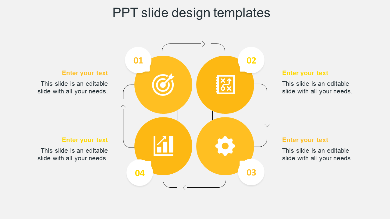 ppt slide design templates-yellow